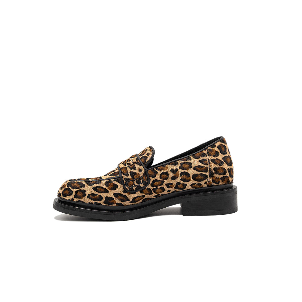 Cindy - Leopard | Mocassini in Cavallino
