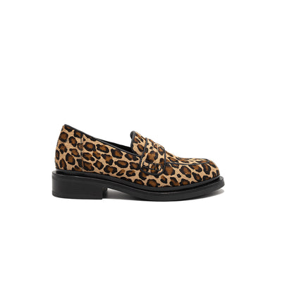 Cindy - Leopard | Mocassini in Cavallino