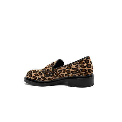 Cindy - Leopard | Mocassini in Cavallino