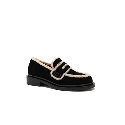 Cindy - Black | Mocassini in Pelle Scamosciata