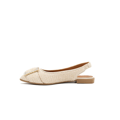 Gilda - Pearl | Ballerine in Rafia