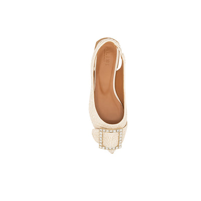 Gilda - Pearl | Ballerine in Rafia