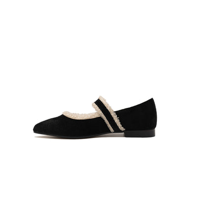 Jolie - Black | Ballerine in Pelle Scamosciata