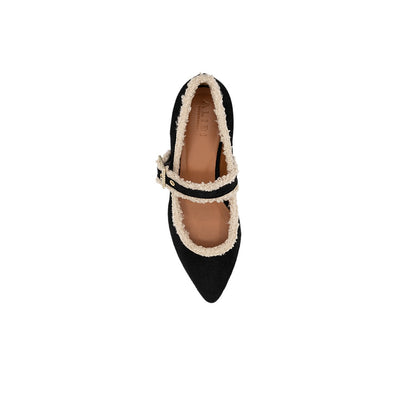 Jolie - Black | Ballerine in Pelle Scamosciata