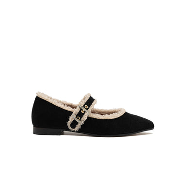 Jolie - Black | Ballerine in Pelle Scamosciata