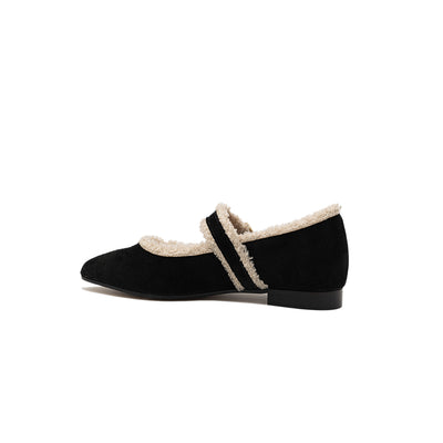 Jolie - Black | Ballerine in Pelle Scamosciata
