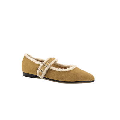 Jolie - Cookie | Ballerine in Pelle Scamosciata