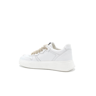 Vela | Sneakers in Pelle White/Gold
